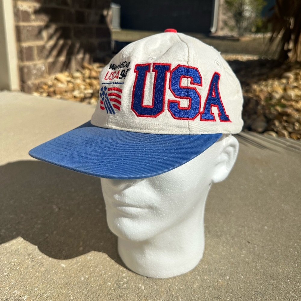 vintage apex made in the USA 1994 USA world cup snapback hat
